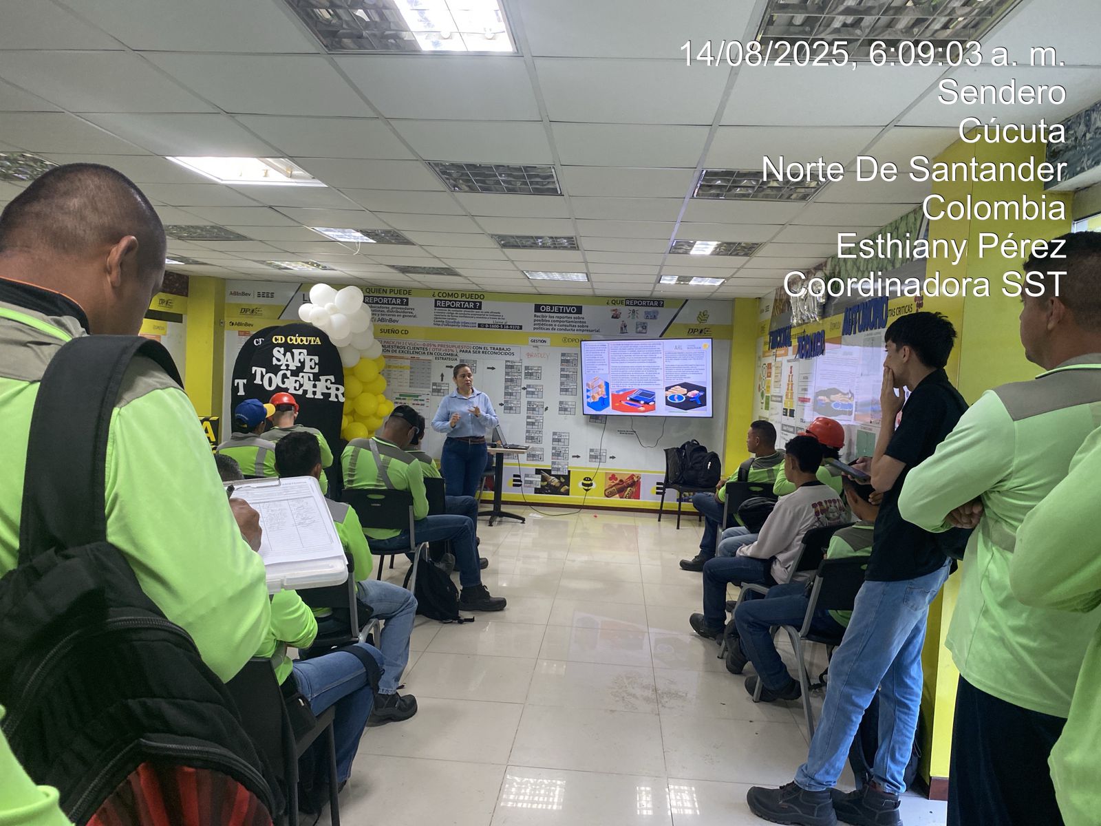 Evidencia de capacitación